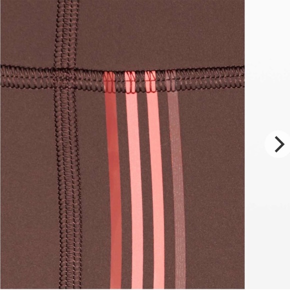 Like New Lululemon Speed Limit Crop 23" Cherry Cola EUC - Picture 4 of 13